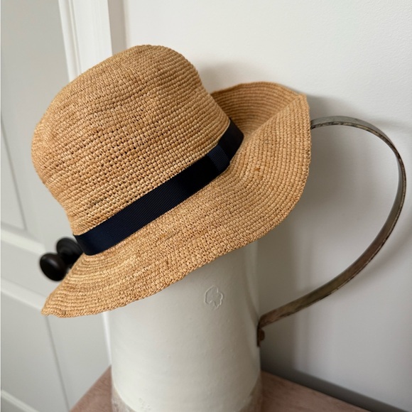 Talbots Crochet Raffia Fedora - Picture 3 of 8